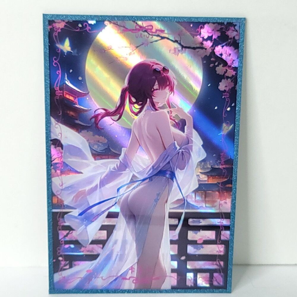 Kafka Moonlight Holo Waifu Card Anime Girl Wall Art Oversized Board A5